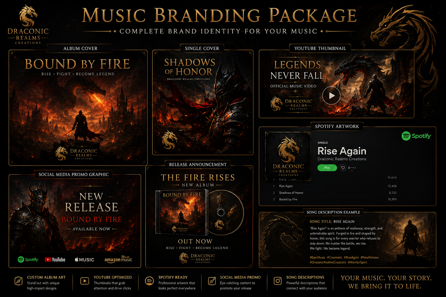 Music branding package example
