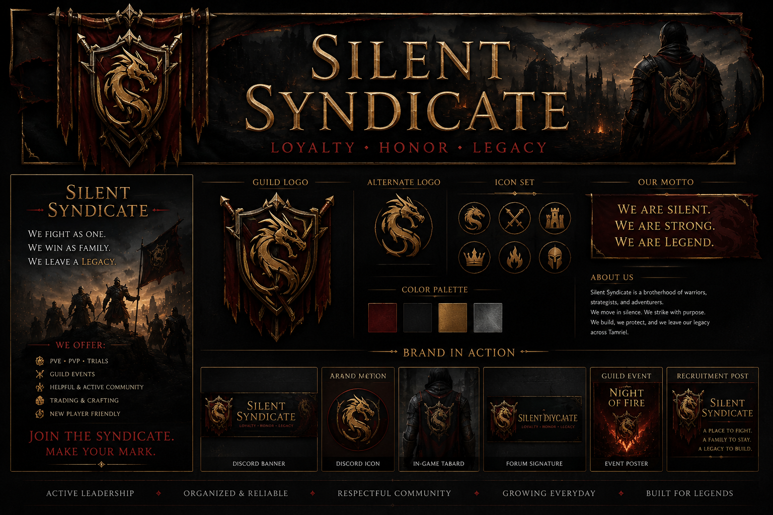 Guild branding package example