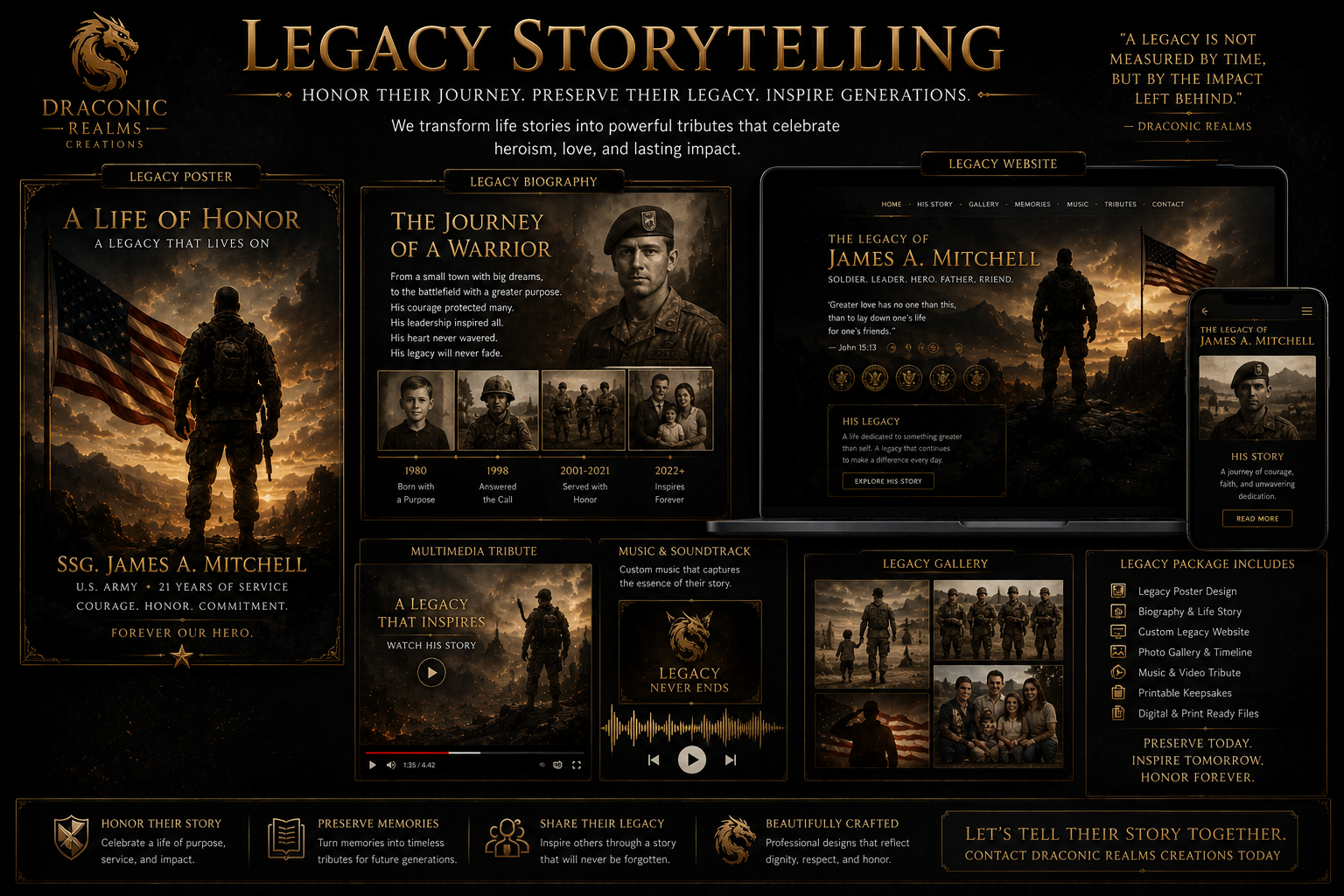 Legacy storytelling example